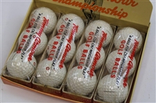 Worthington Tommy Armour Championship Dozen Golf Balls in Sleeves & Box