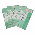 1986 (x2), 1987 & 1988 Masters Tournament Spectator Guides