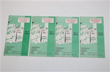 1986 (x2), 1987 & 1988 Masters Tournament Spectator Guides