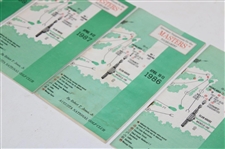 1986 (x2), 1987 & 1988 Masters Tournament Spectator Guides