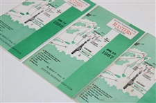 1986 (x2), 1987 & 1988 Masters Tournament Spectator Guides