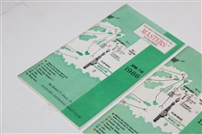 1986 (x2), 1987 & 1988 Masters Tournament Spectator Guides