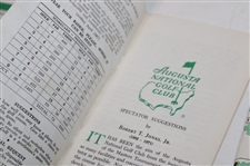 1986 (x2), 1987 & 1988 Masters Tournament Spectator Guides