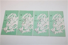 1986 (x2), 1987 & 1988 Masters Tournament Spectator Guides