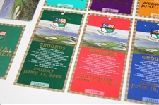 Complete 2000 US Open at Pebble Beach Ticket Set plus Voucher - Tiger Woods Win