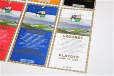 Complete 2000 US Open at Pebble Beach Ticket Set plus Voucher - Tiger Woods Win