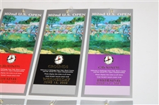 Complete 2002 US Open at Bethpage Black Ticket Set plus Voucher - Tiger Woods Win