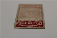 Tom Morris 1902 F & J. Smith's Champions of Sport Cigarette Card #22 w/Red Back