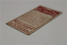 Tom Morris 1902 F & J. Smith's Champions of Sport Cigarette Card #22 w/Red Back