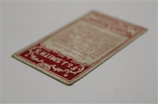 Tom Morris 1902 F & J. Smith's Champions of Sport Cigarette Card #22 w/Red Back