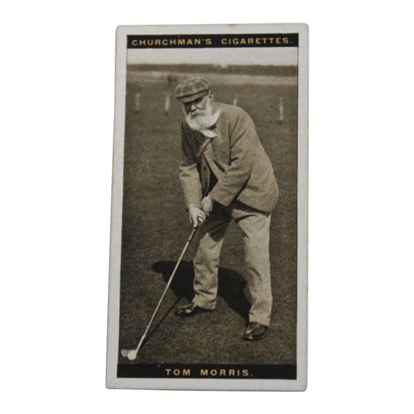 Tom Morris 1927 W.A. & A.C. Churchman Famous Golfers Small Golf Card #33