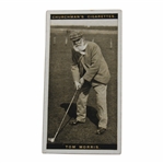 Tom Morris 1927 W.A. & A.C. Churchman Famous Golfers Small Golf Card #33