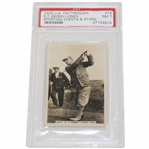 R.T. (Bobby) Jones 1935 J.A. Pattreiouex Sporting Events & Stars Golf Card PSA NM-7