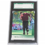 Tiger Woods 2001 Upper Deck Golf Card #1 SGC 96 MINT-9