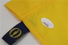 Gary Player Signed The Open at Royal Liverpool Yellow Flag w/Years Won JSA #WA681535
