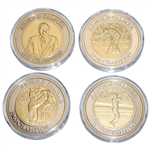 Arnold Palmer Ltd Ed Masters Coins Set in Original Emerald Box w/COA #230/750