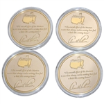 Arnold Palmer Ltd Ed Masters Coins Set in Original Emerald Box w/COA #230/750