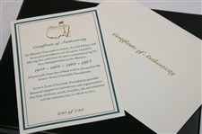 Arnold Palmer Ltd Ed Masters Coins Set in Original Emerald Box w/COA #230/750
