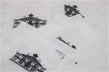 Augusta National Guest Towel & Linen Cocktail Napkins Clubhouse (8) With Card