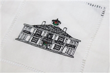 Augusta National Guest Towel & Linen Cocktail Napkins Clubhouse (8) With Card