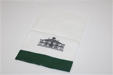 Augusta National Guest Towel & Linen Cocktail Napkins Clubhouse (8) With Card