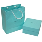 PGA Tour '5 Years of Service' Tiffany & Co. Glass Award in Box w/Bag