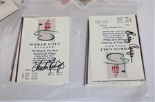 Mueller Enterprises Twenty Four (24) PGA Tour Cards #2288/10000 & Seven (7) Signed World Golf Village Scorecards