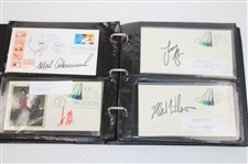 Seventy Nine (79) FDC's Signed by Immelman, Fowler, Tommy Armour & more w/Binder