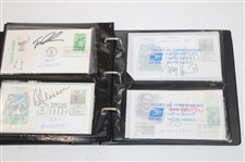 Seventy Nine (79) FDC's Signed by Immelman, Fowler, Tommy Armour & more w/Binder