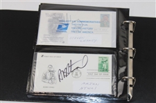 Seventy Nine (79) FDC's Signed by Immelman, Fowler, Tommy Armour & more w/Binder
