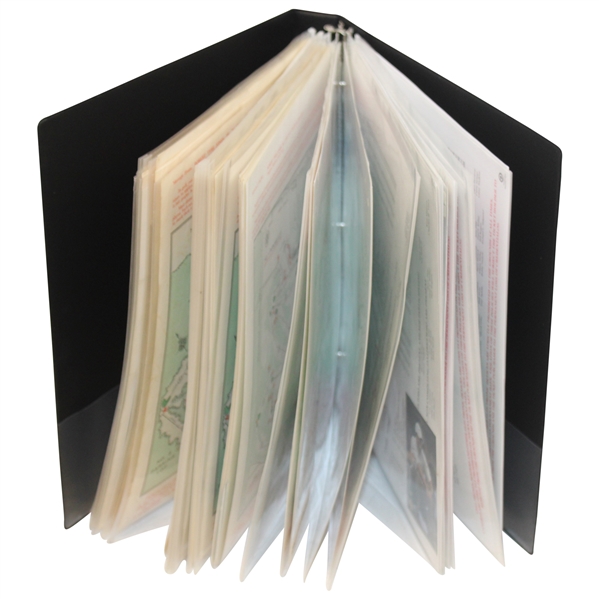 Fifty Masters (50) Pairing Sheets (1961-2014) & PGA Pro Set Cards w/Twenty Nine (29) Signed By Professional Golfers 