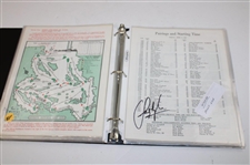 Fifty Masters (50) Pairing Sheets (1961-2014) & PGA Pro Set Cards w/Twenty Nine (29) Signed By Professional Golfers 