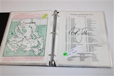 Fifty Masters (50) Pairing Sheets (1961-2014) & PGA Pro Set Cards w/Twenty Nine (29) Signed By Professional Golfers 