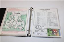 Fifty Masters (50) Pairing Sheets (1961-2014) & PGA Pro Set Cards w/Twenty Nine (29) Signed By Professional Golfers 