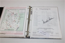 Fifty Masters (50) Pairing Sheets (1961-2014) & PGA Pro Set Cards w/Twenty Nine (29) Signed By Professional Golfers 