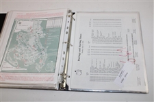 Fifty Masters (50) Pairing Sheets (1961-2014) & PGA Pro Set Cards w/Twenty Nine (29) Signed By Professional Golfers 