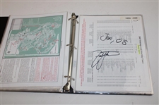 Fifty Masters (50) Pairing Sheets (1961-2014) & PGA Pro Set Cards w/Twenty Nine (29) Signed By Professional Golfers 