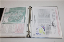 Fifty Masters (50) Pairing Sheets (1961-2014) & PGA Pro Set Cards w/Twenty Nine (29) Signed By Professional Golfers 