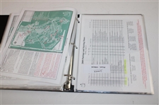 Fifty Masters (50) Pairing Sheets (1961-2014) & PGA Pro Set Cards w/Twenty Nine (29) Signed By Professional Golfers 