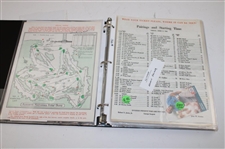 Fifty Masters (50) Pairing Sheets (1961-2014) & PGA Pro Set Cards w/Twenty Nine (29) Signed By Professional Golfers 