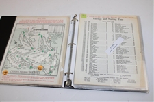 Fifty Masters (50) Pairing Sheets (1961-2014) & PGA Pro Set Cards w/Twenty Nine (29) Signed By Professional Golfers 