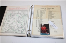 Fifty Masters (50) Pairing Sheets (1961-2014) & PGA Pro Set Cards w/Twenty Nine (29) Signed By Professional Golfers 