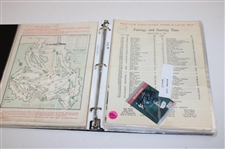 Fifty Masters (50) Pairing Sheets (1961-2014) & PGA Pro Set Cards w/Twenty Nine (29) Signed By Professional Golfers 