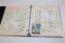 Fifty Masters (50) Pairing Sheets (1961-2014) & PGA Pro Set Cards w/Twenty Nine (29) Signed By Professional Golfers 