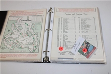 Fifty Masters (50) Pairing Sheets (1961-2014) & PGA Pro Set Cards w/Twenty Nine (29) Signed By Professional Golfers 