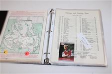 Fifty Masters (50) Pairing Sheets (1961-2014) & PGA Pro Set Cards w/Twenty Nine (29) Signed By Professional Golfers 