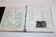 Fifty Masters (50) Pairing Sheets (1961-2014) & PGA Pro Set Cards w/Twenty Nine (29) Signed By Professional Golfers 