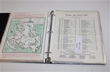 Fifty Masters (50) Pairing Sheets (1961-2014) & PGA Pro Set Cards w/Twenty Nine (29) Signed By Professional Golfers 