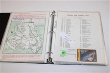 Fifty Masters (50) Pairing Sheets (1961-2014) & PGA Pro Set Cards w/Twenty Nine (29) Signed By Professional Golfers 