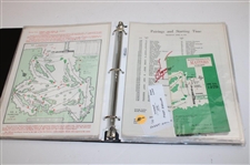 Fifty Masters (50) Pairing Sheets (1961-2014) & PGA Pro Set Cards w/Twenty Nine (29) Signed By Professional Golfers 